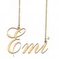 Customized Name Necklace 18K Gold Plated Jewelry Gift for Girlfriend for Her Kays