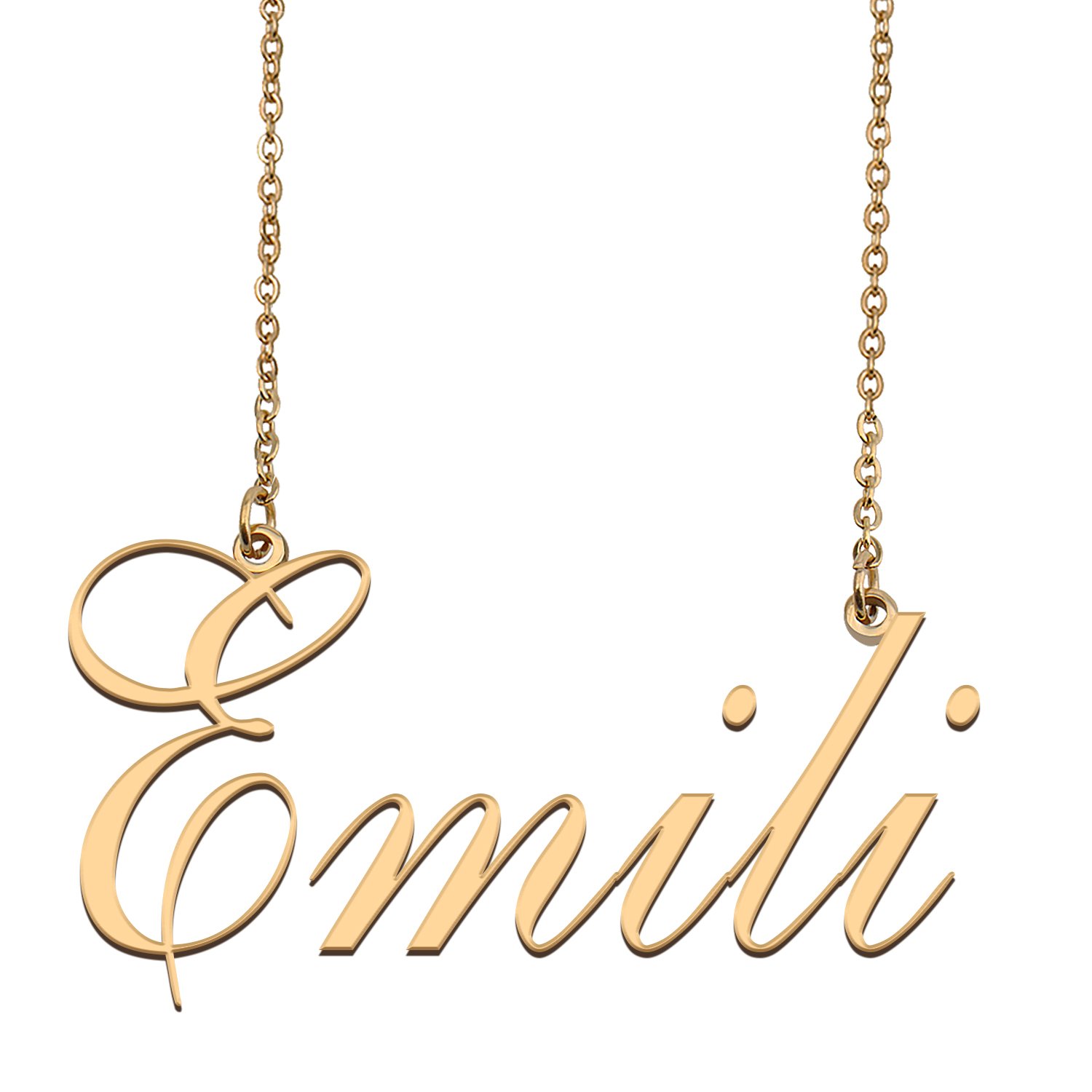Customized Name Necklace 18K Gold Plated Jewelry Gift for Girlfriend for Her Kayson