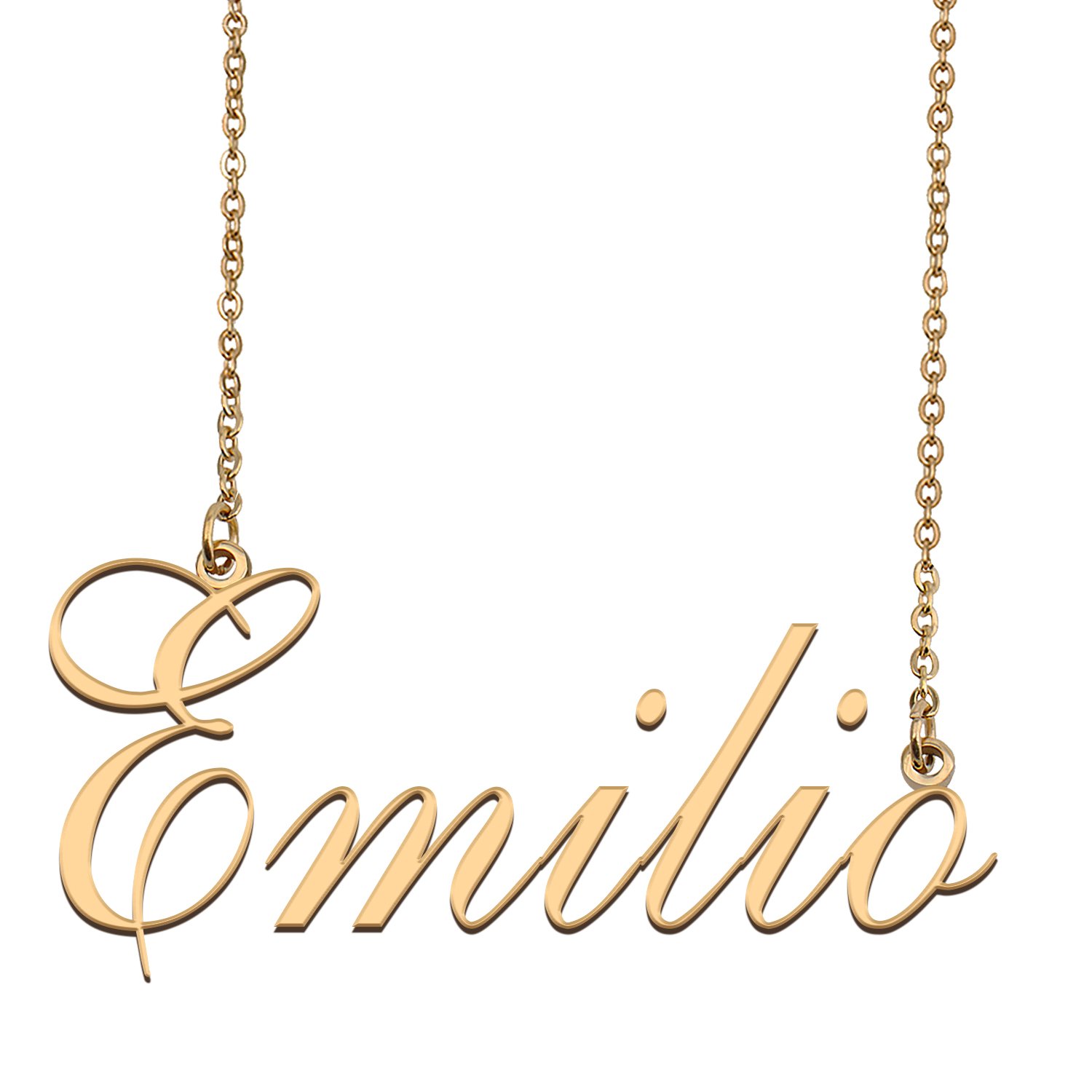 Customized Name Necklace 18K Gold Plated Jewelry Gift for Girlfriend for Her Kayy