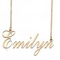 Customized Name Necklace 18K Gold Plated Jewelry Gift for Girlfriend for Her Kaze