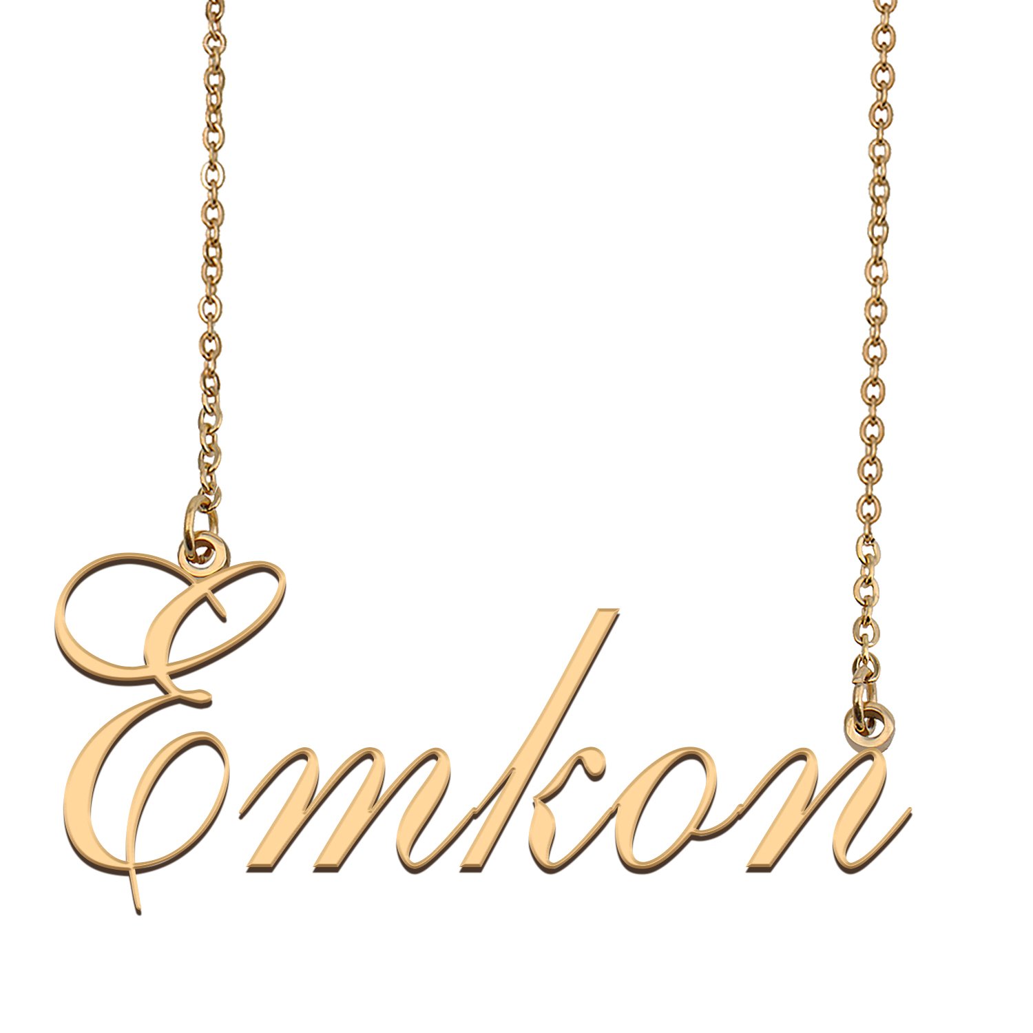 Customized Name Necklace 18K Gold Plated Jewelry Gift for Girlfriend for Her Ke
