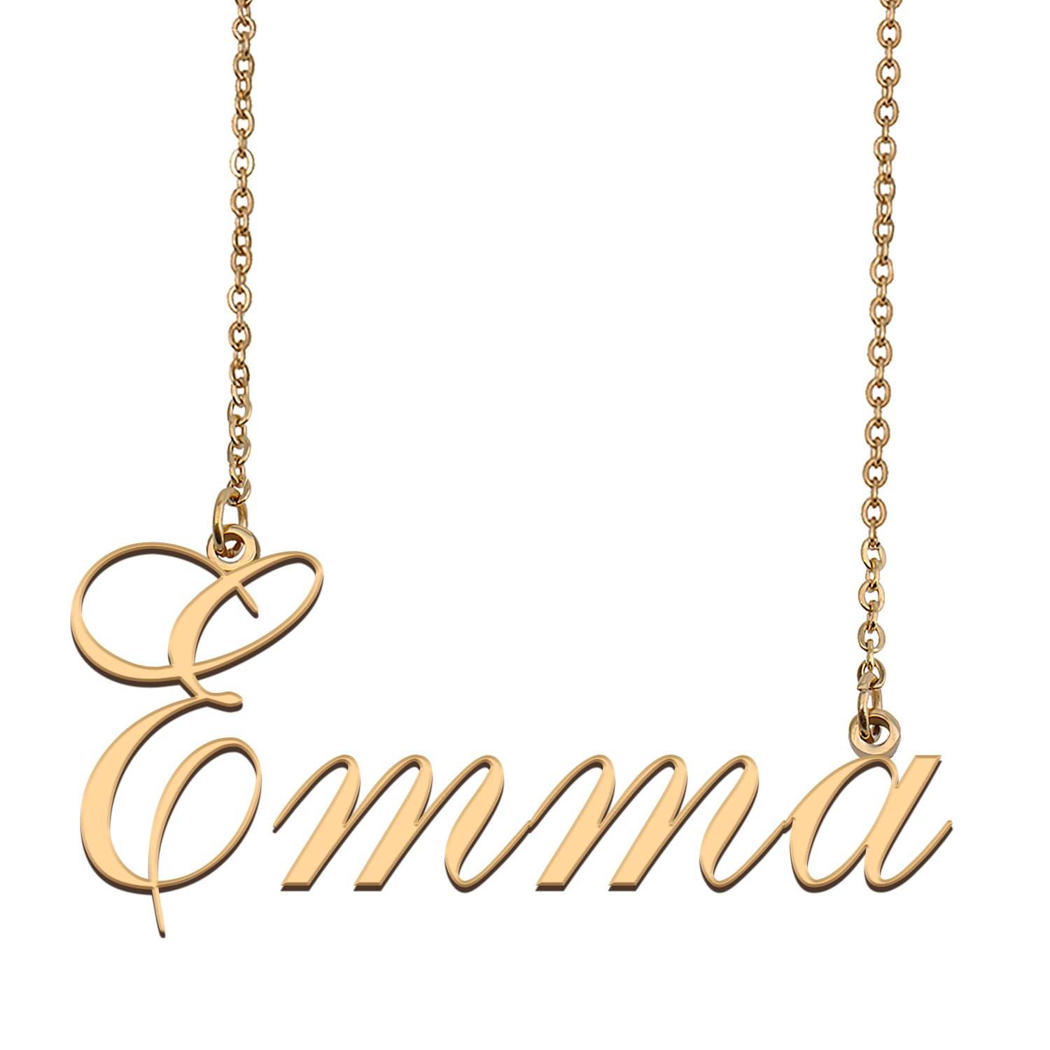 Customized Name Necklace 18K Gold Plated Jewelry Gift for Girlfriend for Her Keaina