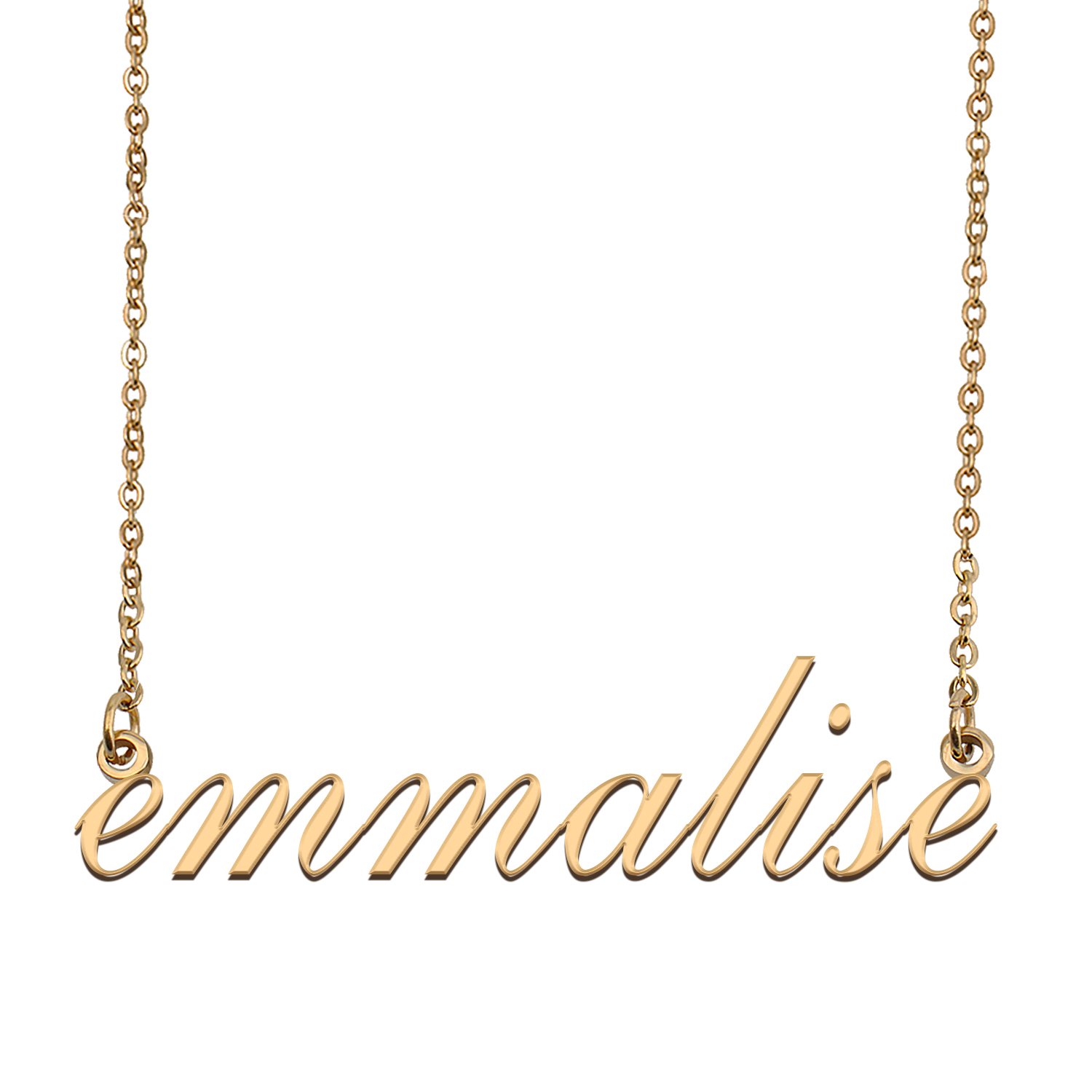 Customized Name Necklace 18K Gold Plated Jewelry Gift for Girlfriend for Her Keandre