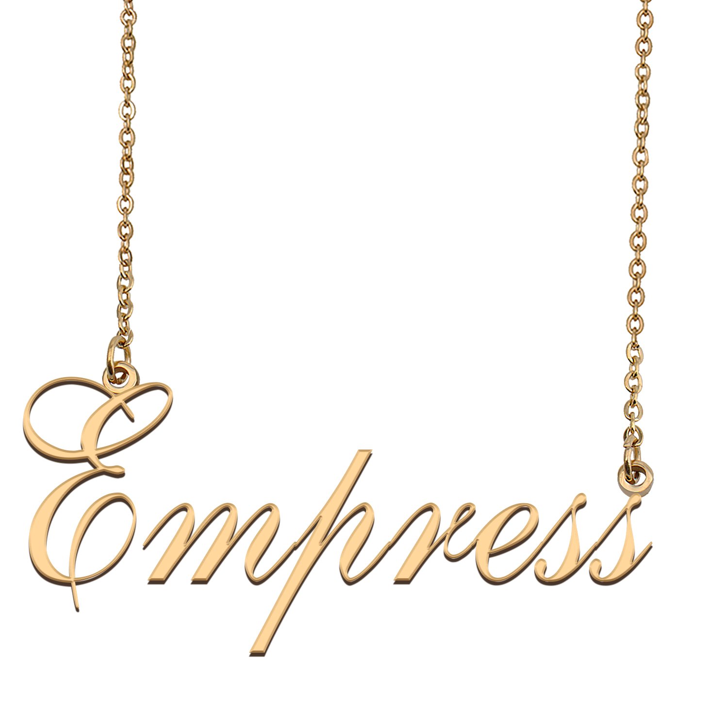Customized Name Necklace 18K Gold Plated Jewelry Gift for Girlfriend for Her Kedialyz