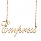 Customized Name Necklace 18K Gold Plated Jewelry Gift for Girlfriend for Her Kedialyz
