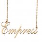 Customized Name Necklace 18K Gold Plated Jewelry Gift for Girlfriend for Her Kedialyz