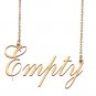 Customized Name Necklace 18K Gold Plated Jewelry Gift for Girlfriend for Her Kediejah
