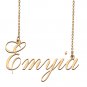 Customized Name Necklace 18K Gold Plated Jewelry Gift for Girlfriend for Her Keeb