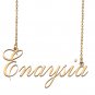 Customized Name Necklace 18K Gold Plated Jewelry Gift for Girlfriend for Her Keegan