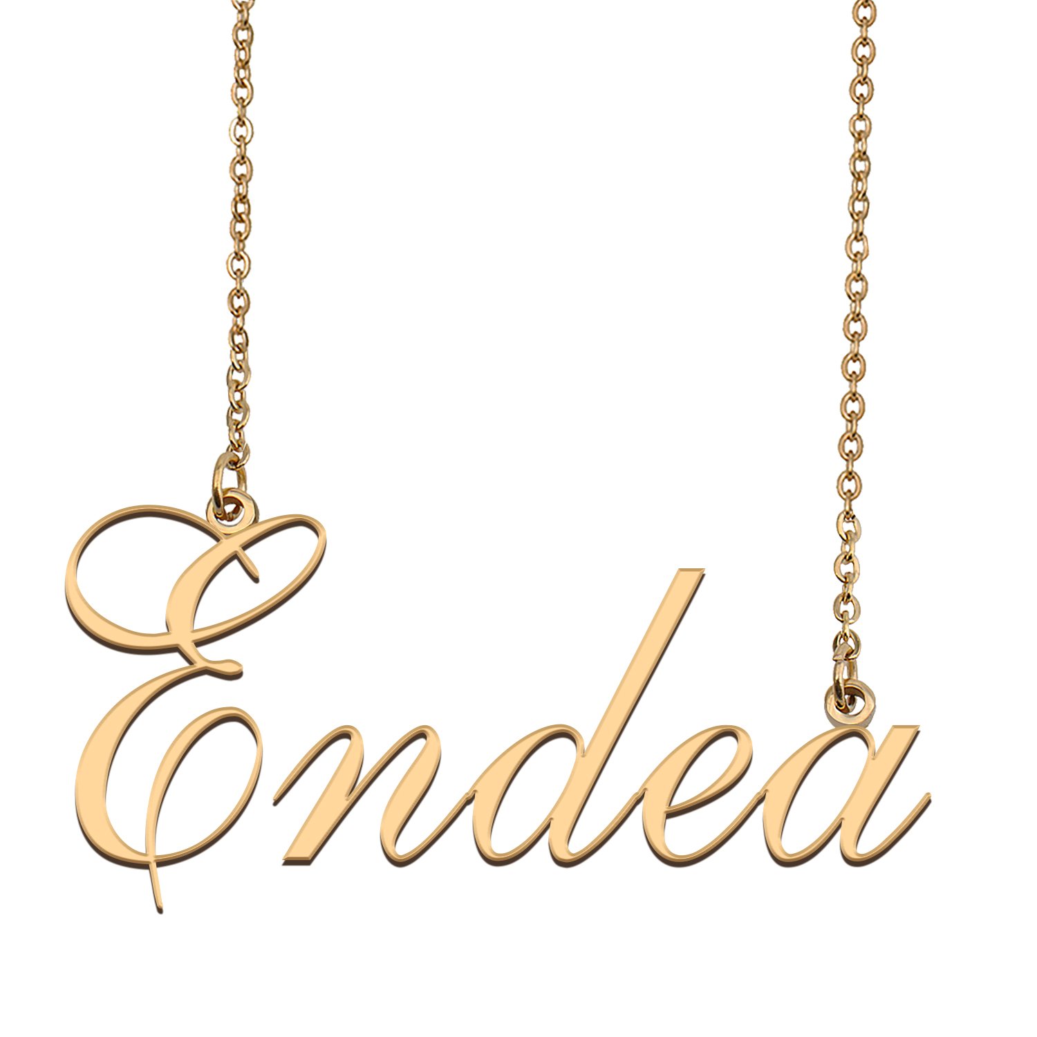 Customized Name Necklace 18K Gold Plated Jewelry Gift for Girlfriend for Her Keek