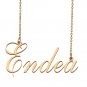 Customized Name Necklace 18K Gold Plated Jewelry Gift for Girlfriend for Her Keek