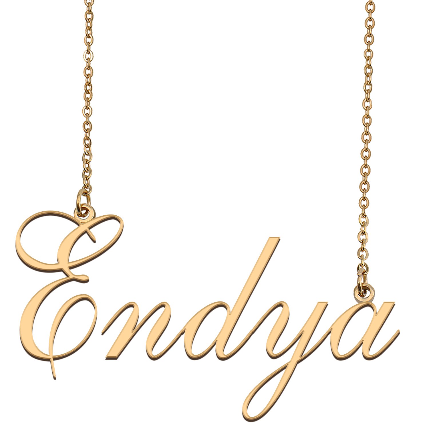 Customized Name Necklace 18K Gold Plated Jewelry Gift for Girlfriend for Her Keely