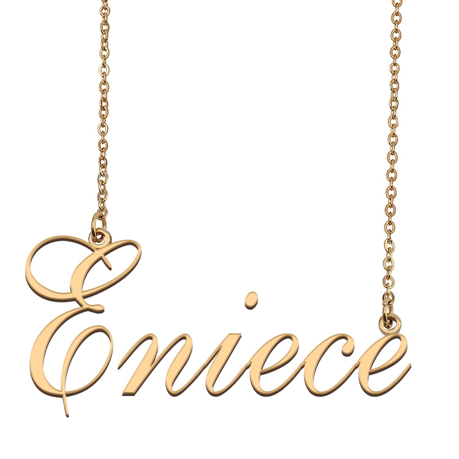 Customized Name Necklace 18K Gold Plated Jewelry Gift for Girlfriend for Her Keena