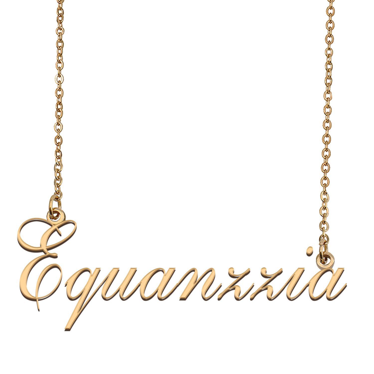 Customized Name Necklace 18K Gold Plated Jewelry Gift for Girlfriend for Her Keila