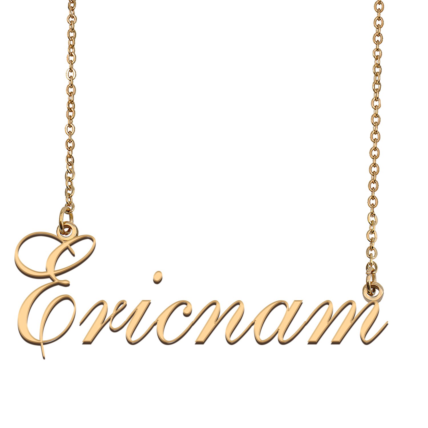 Customized Name Necklace 18K Gold Plated Jewelry Gift for Girlfriend for Her Kejori
