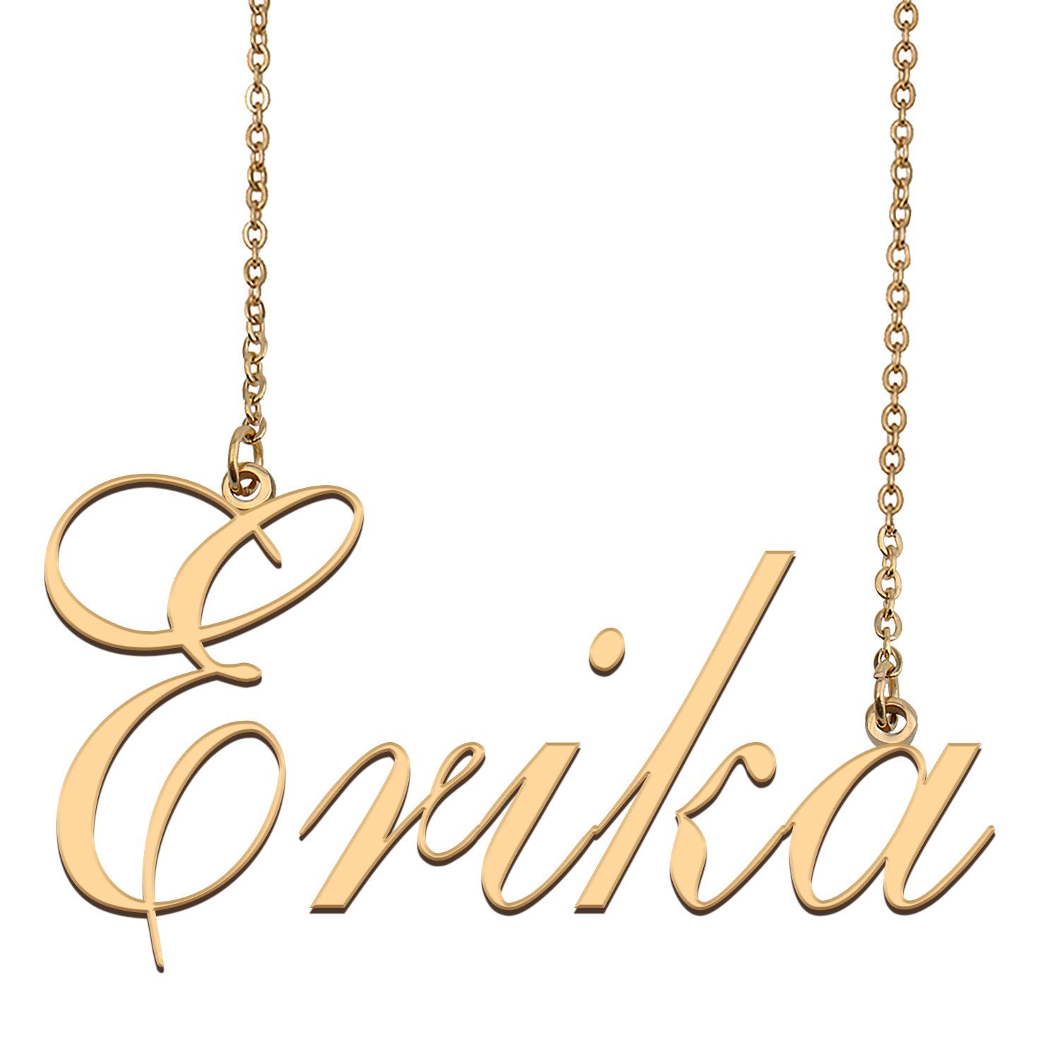 Customized Name Necklace 18K Gold Plated Jewelry Gift for Girlfriend for Her Kekaihonu