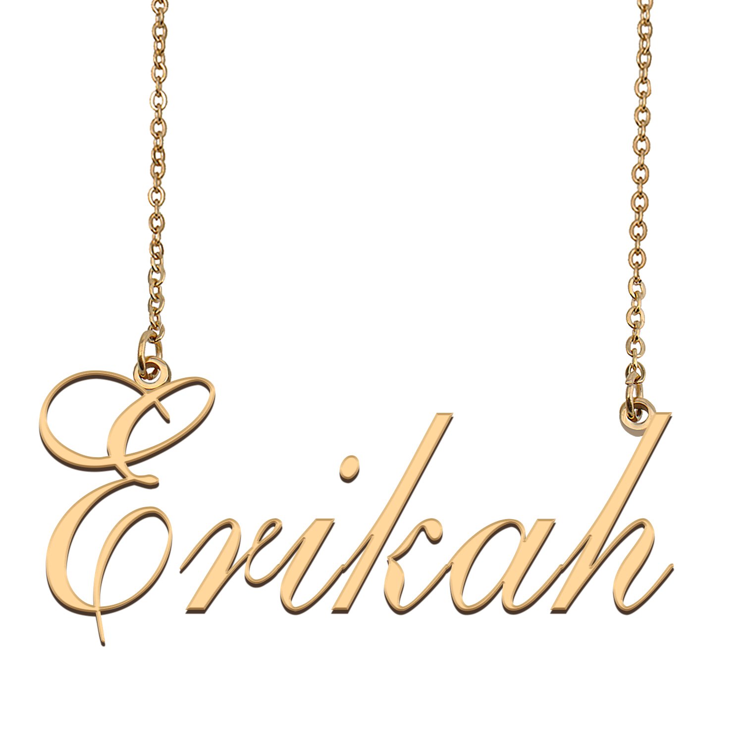 Customized Name Necklace 18K Gold Plated Jewelry Gift for Girlfriend for Her Keke