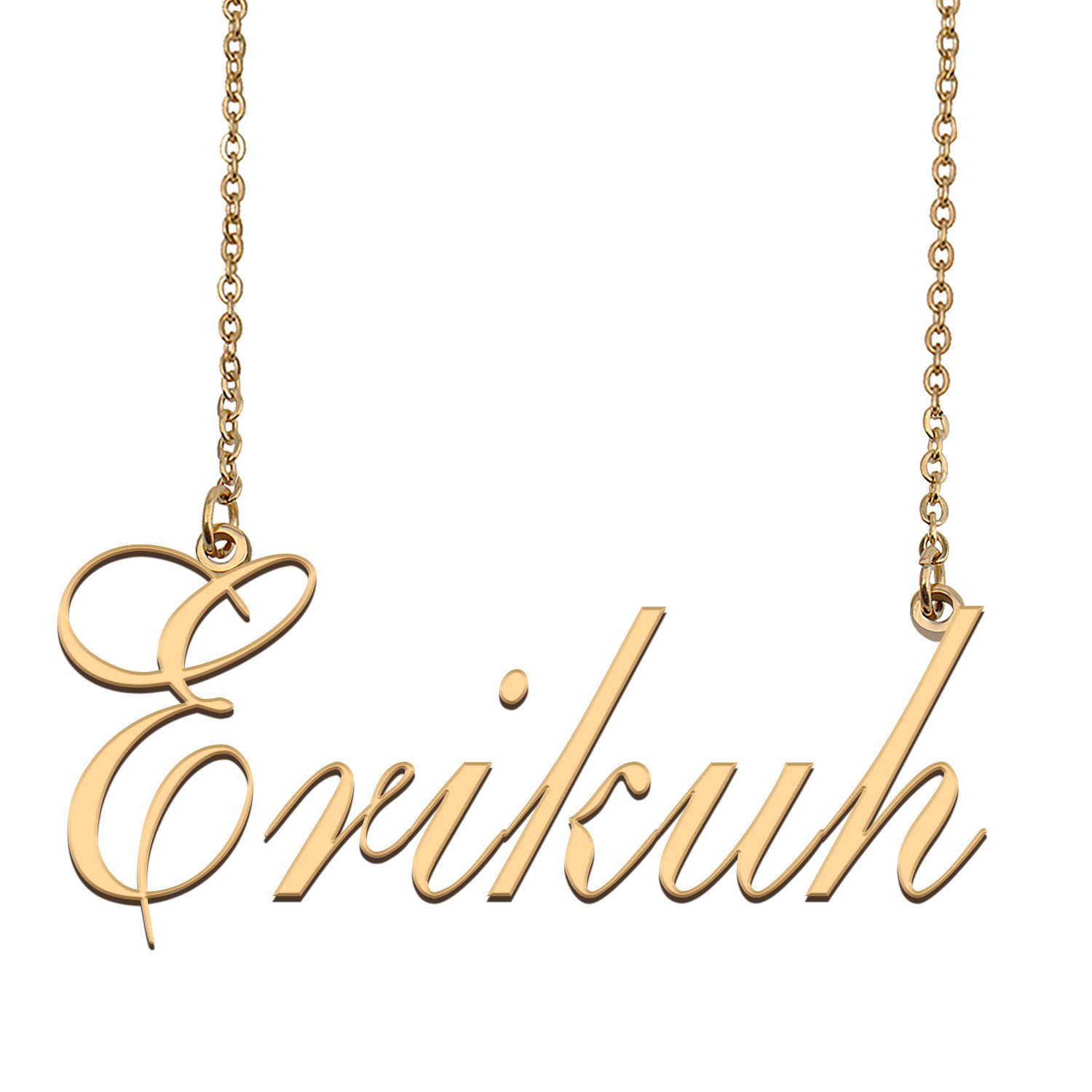 Customized Name Necklace 18K Gold Plated Jewelry Gift for Girlfriend for Her Keko