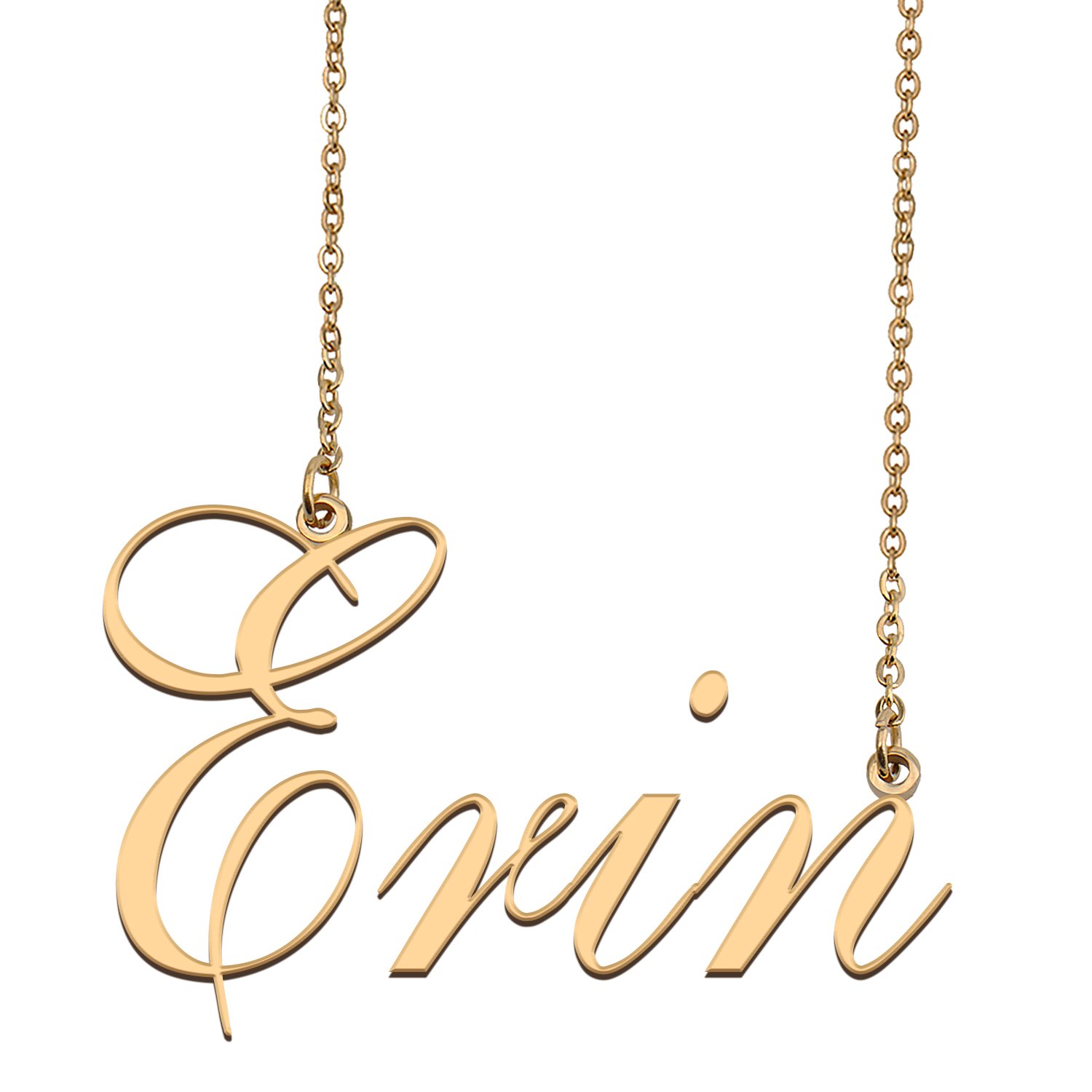 Customized Name Necklace 18K Gold Plated Jewelry Gift for Girlfriend for Her Kel