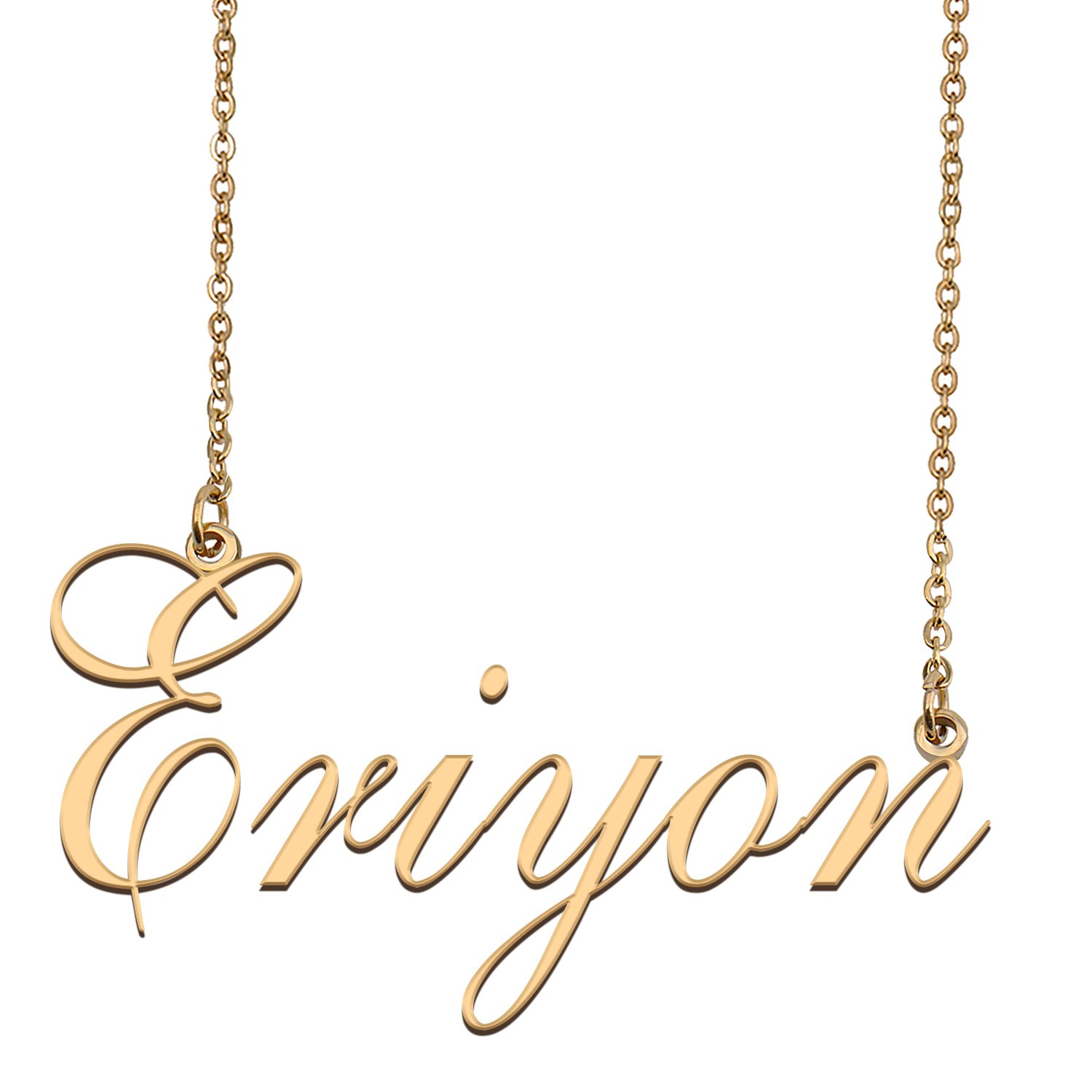 Customized Name Necklace 18K Gold Plated Jewelry Gift for Girlfriend for Her Kelin