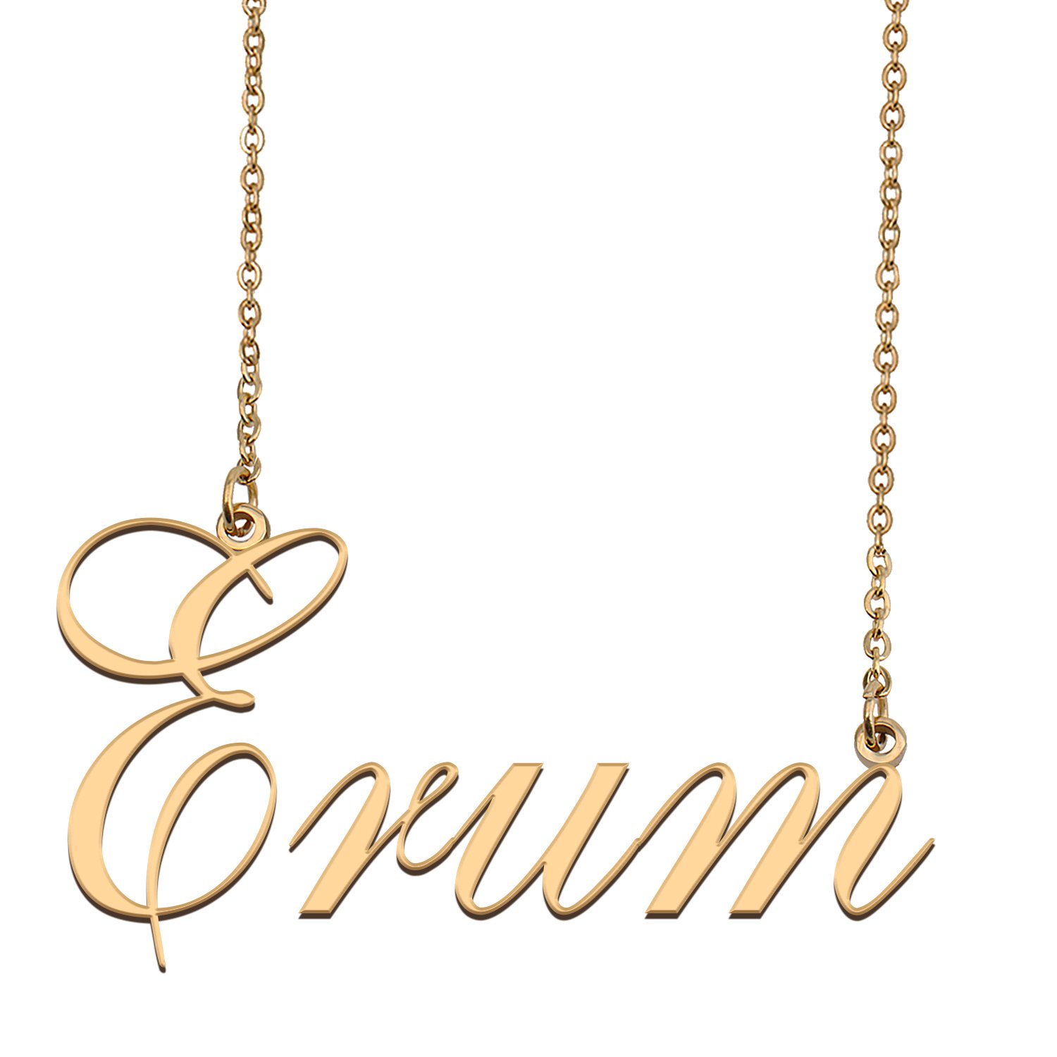 Customized Name Necklace 18K Gold Plated Jewelry Gift for Girlfriend for Her kell