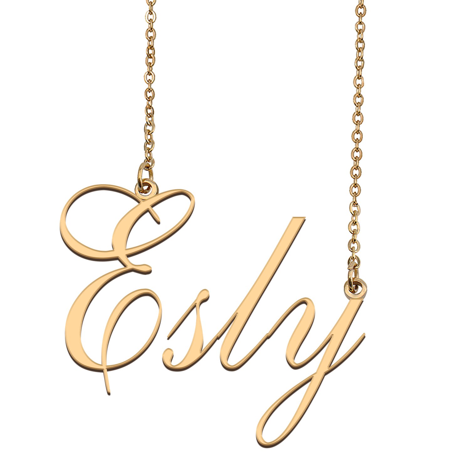 Customized Name Necklace 18K Gold Plated Jewelry Gift for Girlfriend for Her Kelleigh