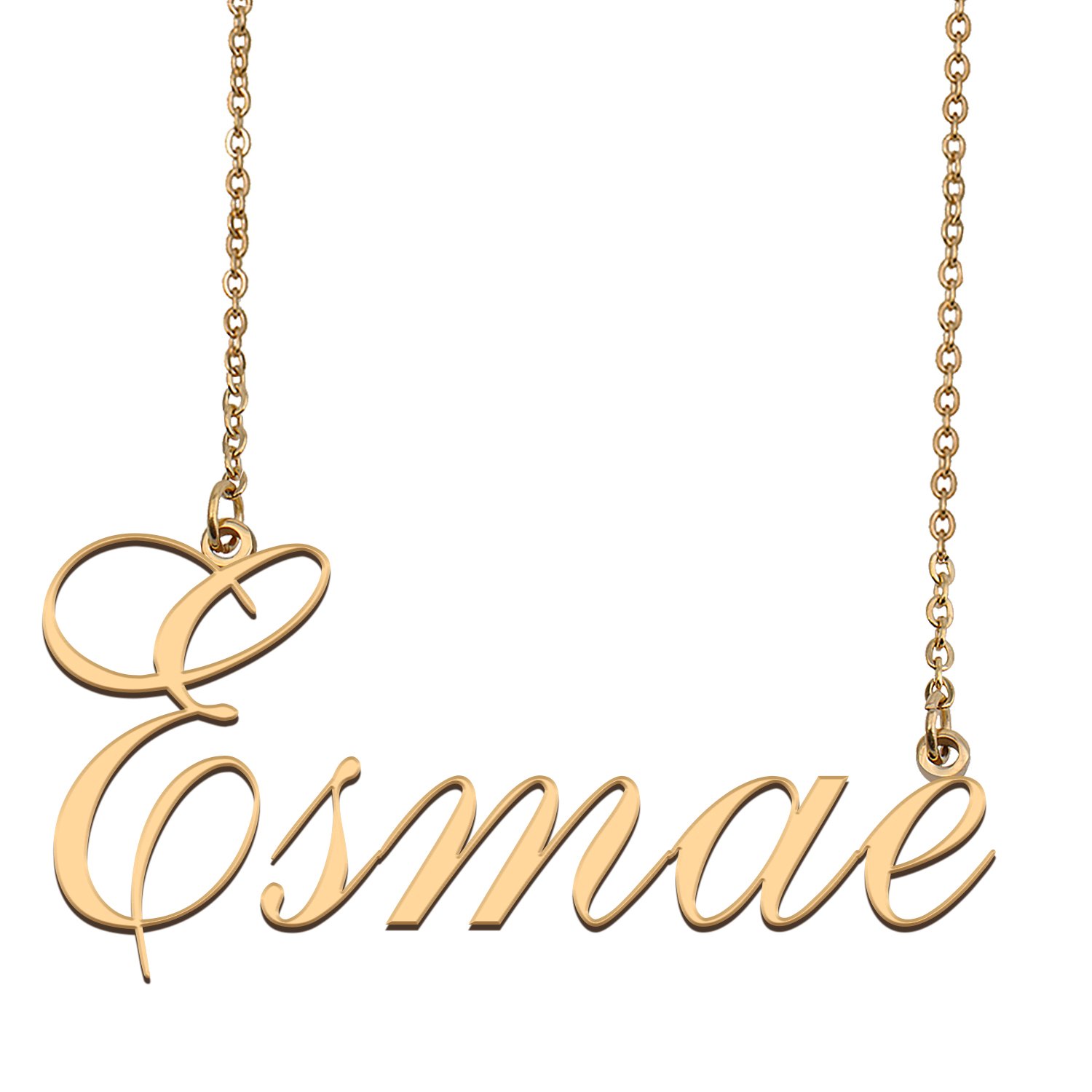 Customized Name Necklace 18K Gold Plated Jewelry Gift for Girlfriend for Her Kelley