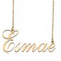 Customized Name Necklace 18K Gold Plated Jewelry Gift for Girlfriend for Her Kelley