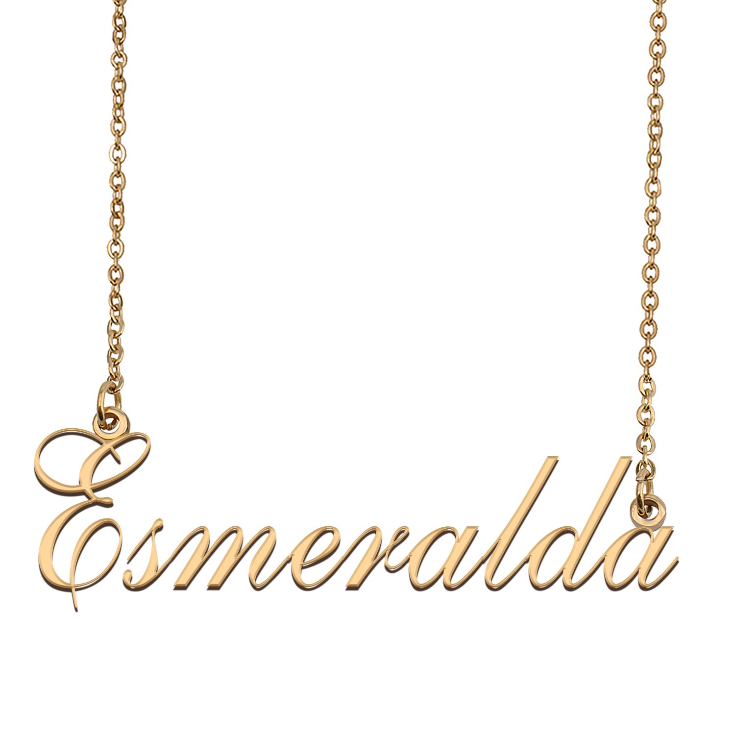 Customized Name Necklace 18K Gold Plated Jewelry Gift for Girlfriend for Her Kelli