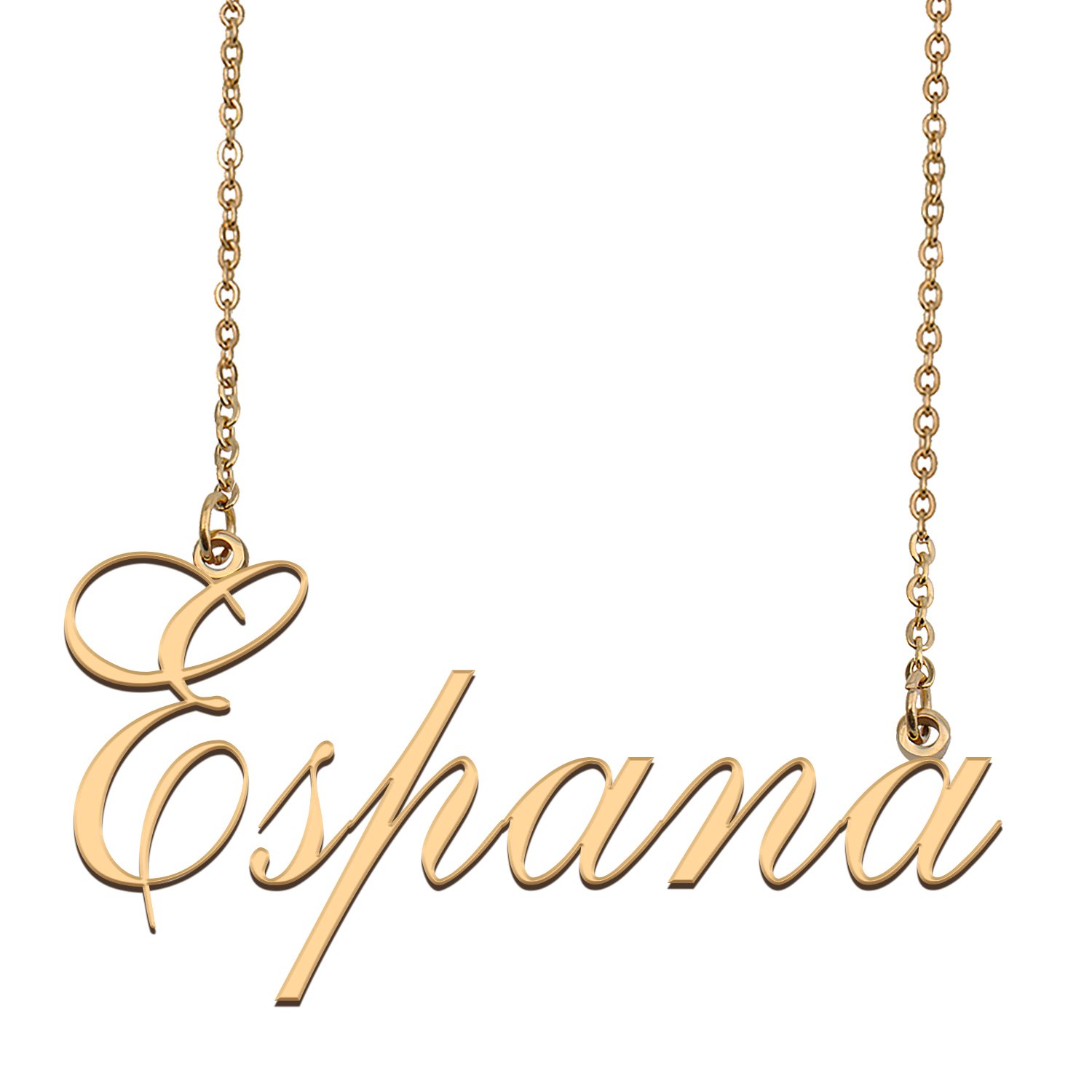 Customized Name Necklace 18K Gold Plated Jewelry Gift for Girlfriend for Her Kellie