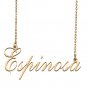 Customized Name Necklace 18K Gold Plated Jewelry Gift for Girlfriend for Her Kelseyy
