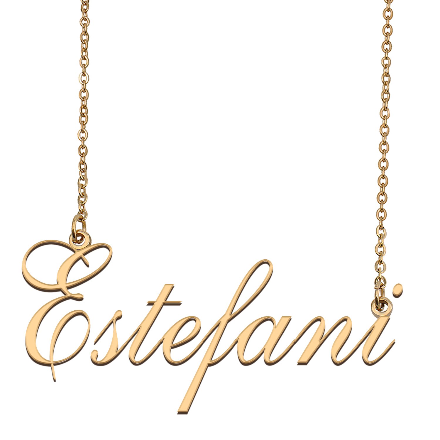 Customized Name Necklace 18K Gold Plated Jewelry Gift for Girlfriend for Her Kelz