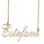 Customized Name Necklace 18K Gold Plated Jewelry Gift for Girlfriend for Her Kelz