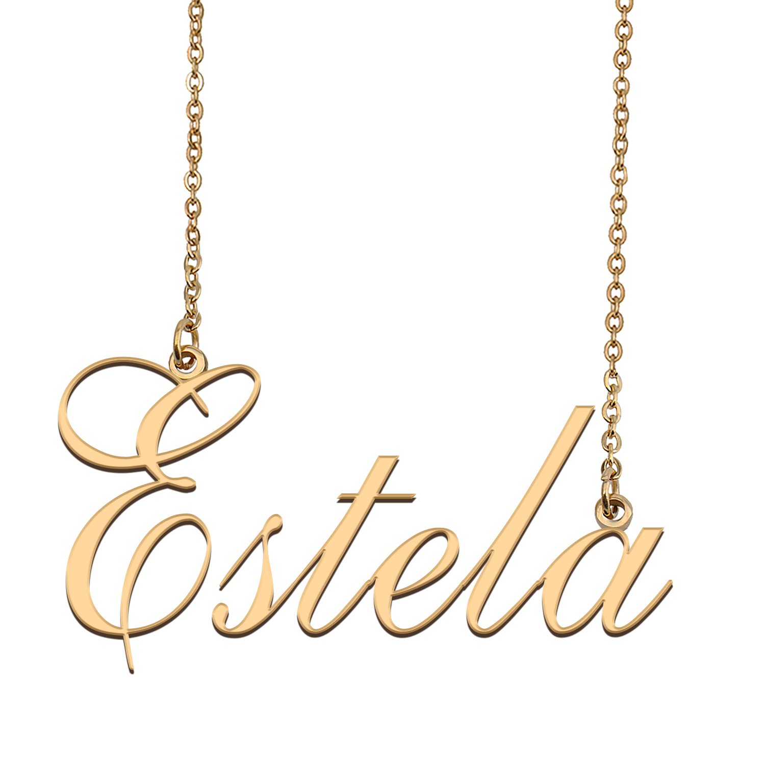Customized Name Necklace 18K Gold Plated Jewelry Gift for Girlfriend for Her Keminie