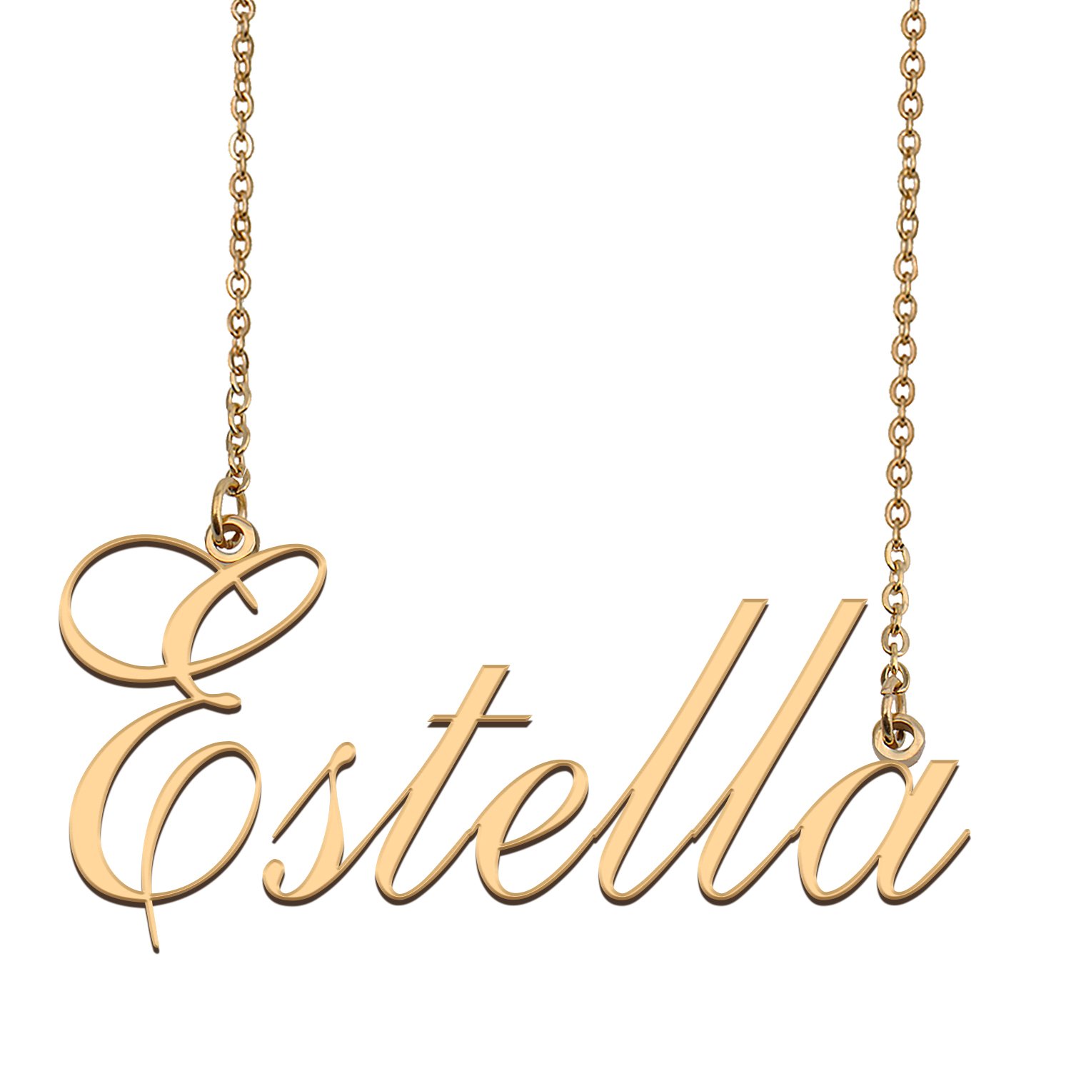 Customized Name Necklace 18K Gold Plated Jewelry Gift for Girlfriend for Her Kemora