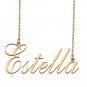 Customized Name Necklace 18K Gold Plated Jewelry Gift for Girlfriend for Her Kemora