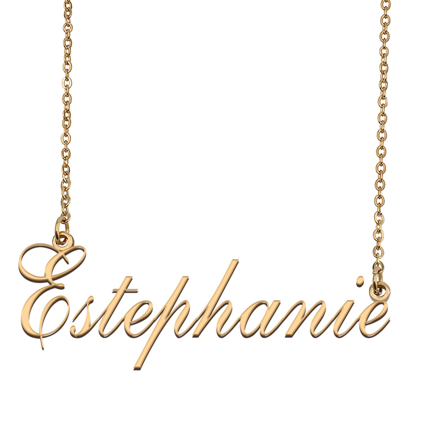 Customized Name Necklace 18K Gold Plated Jewelry Gift for Girlfriend for Her Ken