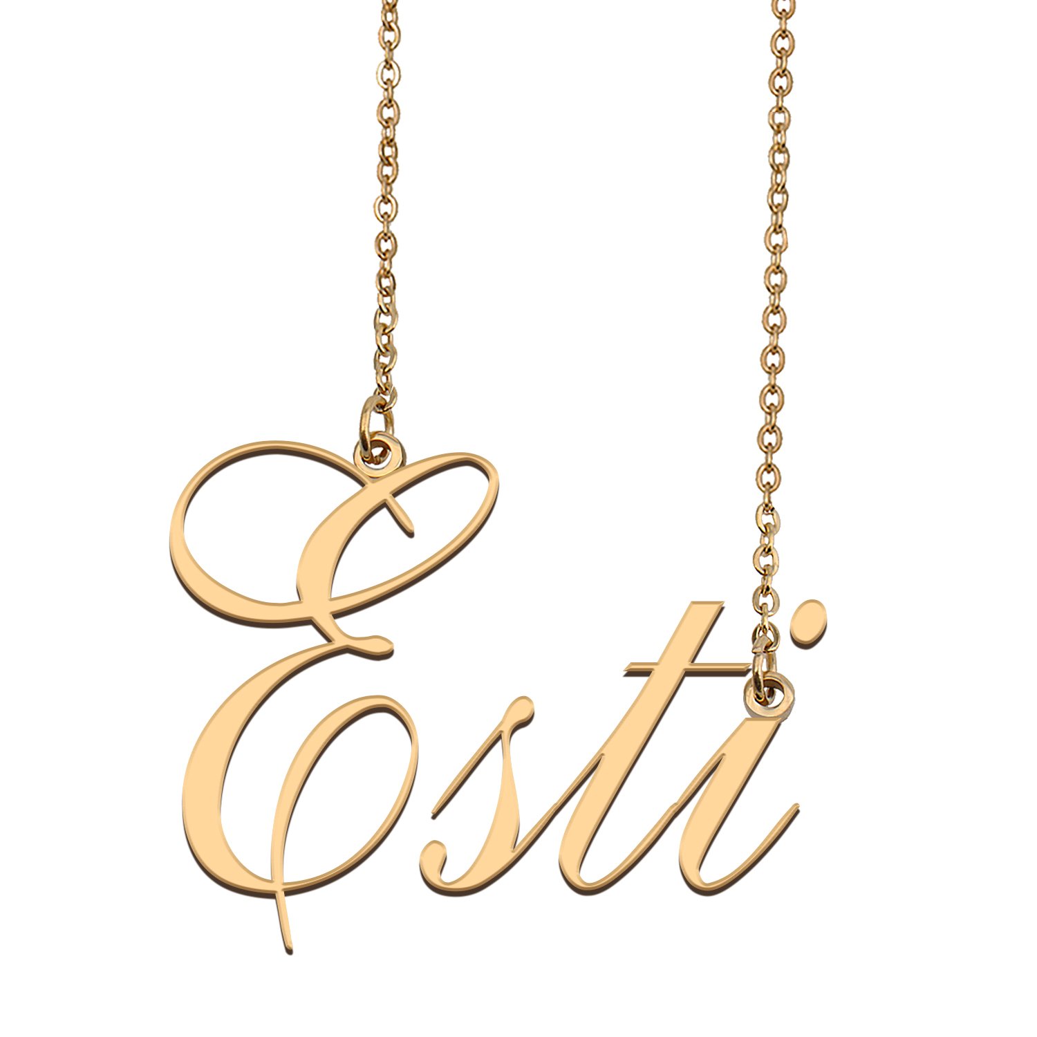 Customized Name Necklace 18K Gold Plated Jewelry Gift for Girlfriend for Her Kenadie