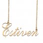 Customized Name Necklace 18K Gold Plated Jewelry Gift for Girlfriend for Her Kenan