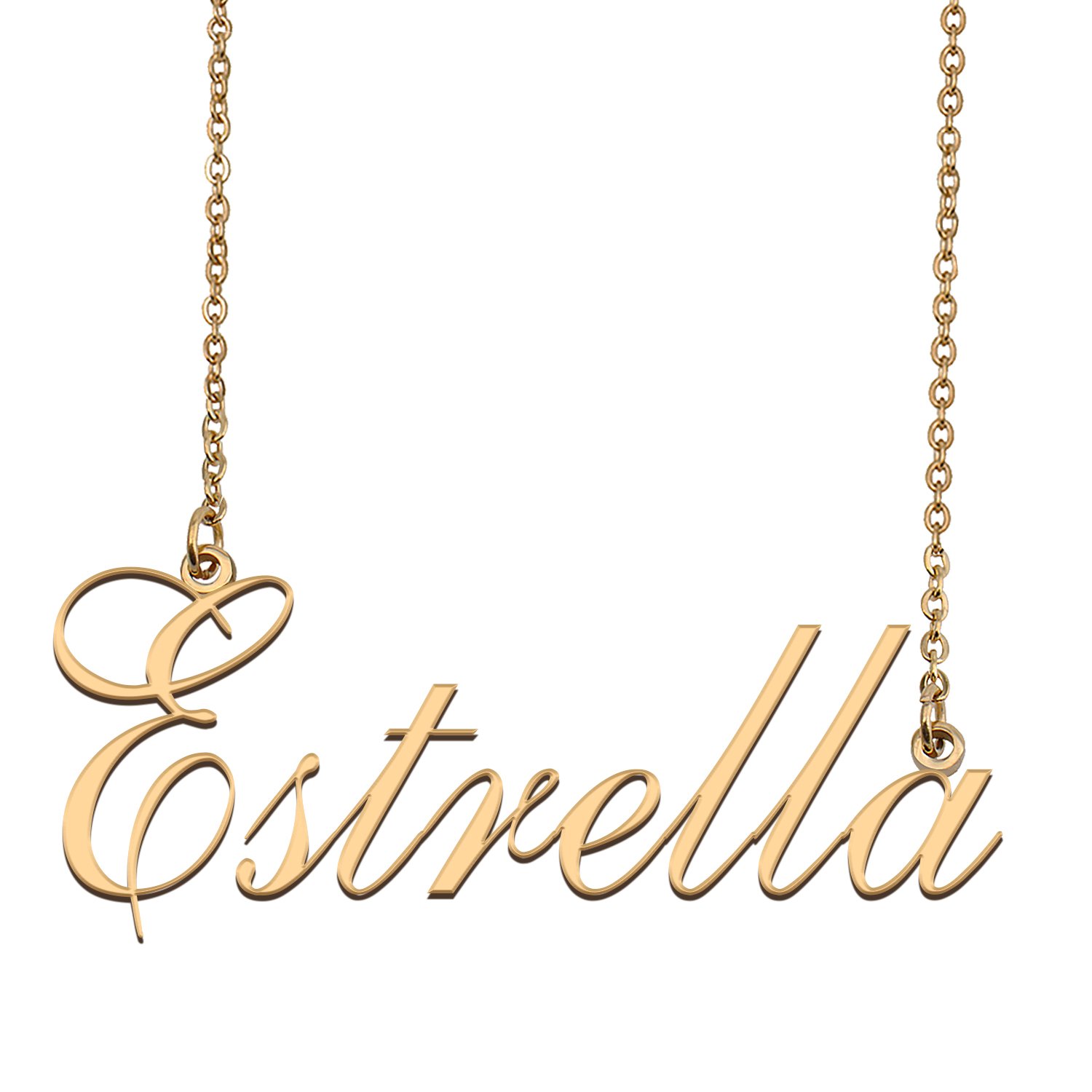 Customized Name Necklace 18K Gold Plated Jewelry Gift for Girlfriend for Her Kendal