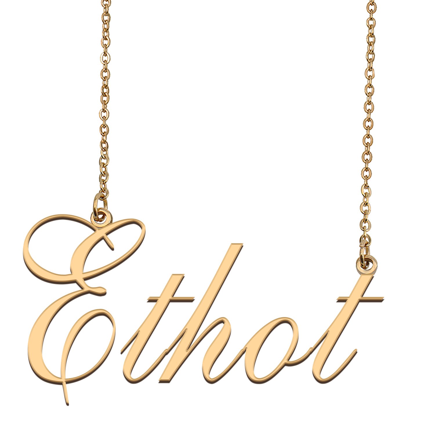 Customized Name Necklace 18K Gold Plated Jewelry Gift for Girlfriend for Her Kendrel