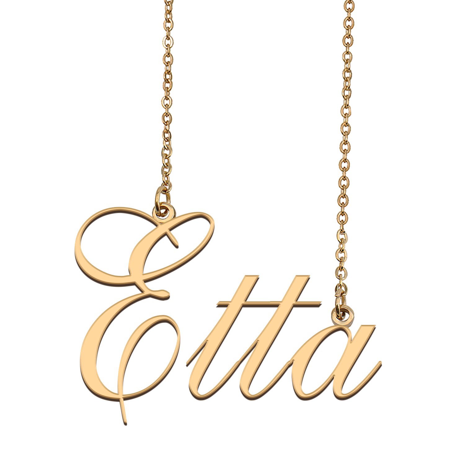 Customized Name Necklace 18K Gold Plated Jewelry Gift for Girlfriend for Her Keneece