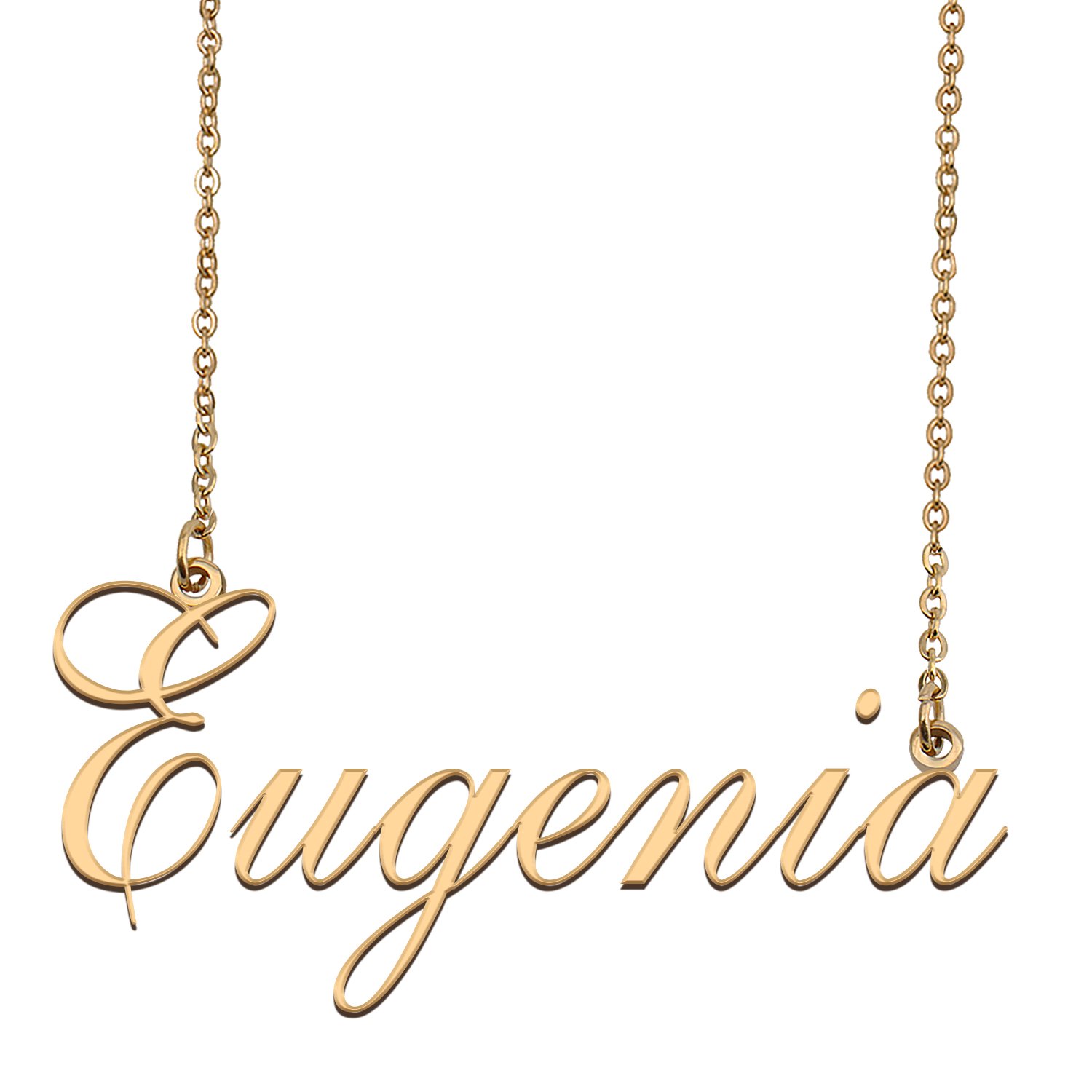 Customized Name Necklace 18K Gold Plated Jewelry Gift for Girlfriend for Her Keneisha
