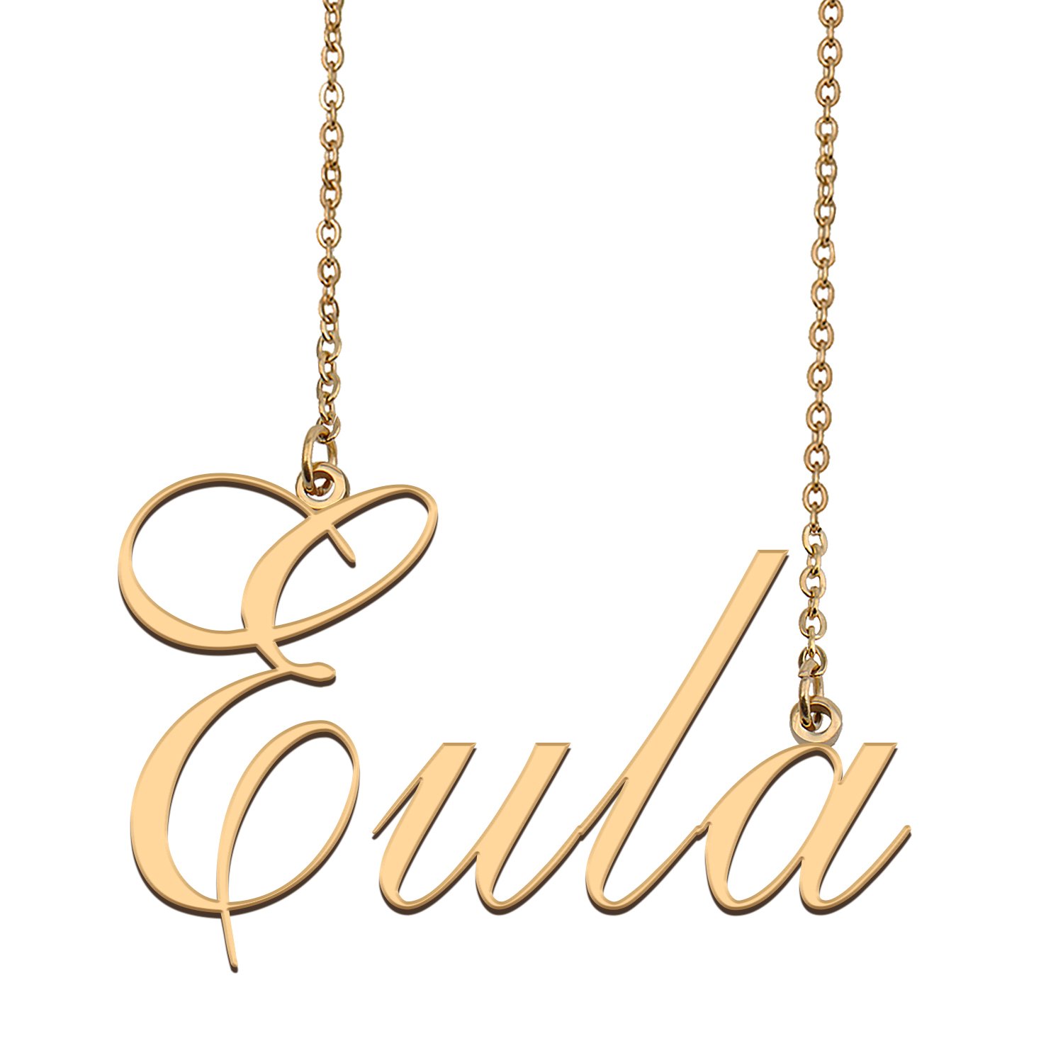 Customized Name Necklace 18K Gold Plated Jewelry Gift for Girlfriend for Her Kenia