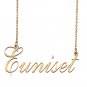 Customized Name Necklace 18K Gold Plated Jewelry Gift for Girlfriend for Her Kenisha