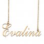 Customized Name Necklace 18K Gold Plated Jewelry Gift for Girlfriend for Her Kenle