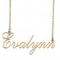 Customized Name Necklace 18K Gold Plated Jewelry Gift for Girlfriend for Her Kenmesha