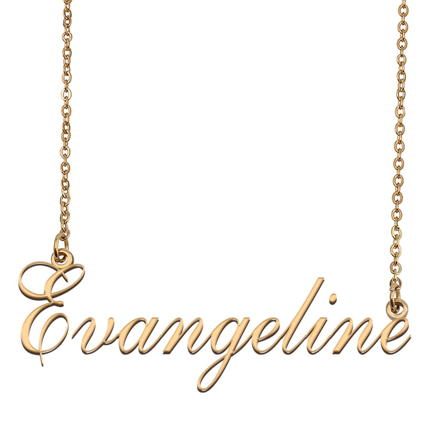 Customized Name Necklace 18K Gold Plated Jewelry Gift for Girlfriend for Her Kennedy