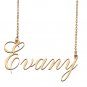 Customized Name Necklace 18K Gold Plated Jewelry Gift for Girlfriend for Her Kenneh