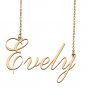 Customized Name Necklace 18K Gold Plated Jewelry Gift for Girlfriend for Her Kennie